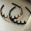 Accesorios Coreanos para el Cabello Diadema Simple con Forma de Ola de Parte Alta para Mujer, Versátil y Elegante, con Dientes para Uso Antideslizante, Adecuada para Lavarse la Cara
