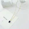 Estilo Ins europeo y americano, collar nuevo de temperamento simple para mujer, diseño de nicho, acero inoxidable, personalidad, moda, colgante versátil