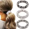 Venta al por mayor transfronteriza de Accesorios para el Cabello de Cristal de Lujo Ligero, Pulsera y Goma para el Cabello de Doble Uso, Cuerda para Cola de Caballo Estilo Coreano, Adornos para el Cabello