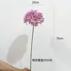 Hortênsia de simulação 3D de ramo único avançado decoração de flor falsa arranjo de flores atacado hortênsia diamante decoração de flor de casamento sala de estar