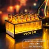 Cubo de Hielo Luminoso Bar Ktv Habitación Privada Led Engrosado Cubo de Cerveza Recargable Cubo de Champán Creativo Cubo de Hielo de Diamante