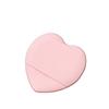 Esponja Mini Coração para Ponta dos Dedos e Polegar para Corretivo Facial e Fixação de Maquiagem, Dupla Utilização para Seco e Úmido, Cushion Foundation Sem Látex, Fofa