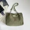 Bolsa feminina 2026 outono nova estilo coreano bolsa escolar estudantil simples moda bolsa de ombro grande capacidade bolsa tote para o dia a dia