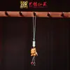 Yiming Xianyuan Sandalwood Corrente para Celular Chaveiro de Bolsa Cartoon Pingente de Casal Acessórios Culturais e Criativos