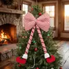 Novas Decorações de Laços para Árvore de Natal Transfronteiriças, Enfeites de Natal, Adereços e Decorações Criativas para Montagem de Cenário Atmosférico