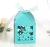 Caja de dulces navideños de Amazon caja de papel cuadrada brillante hueca caja de dulces con patrón de niña pequeña hueca ventas directas de fábrica