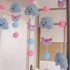 Cortina de Puerta para el Hogar Dormitorio Perforada Explosiva Princesa Amor Dibujos Animados Hogar Colgante de Partición Decoración de Niña Corazón Cortina Libre