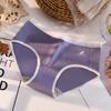 Otoño e Invierno Nuevo Sin Costuras Algodón Puro Triángulo Cintura Media Estampado de Frutas Niñas Lindo 3A Ácido Hialurónico Antibacteriano Ropa Interior para Mujeres