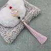 Recuerdos de Xiangfei Bola de Diamante Luna de Nube Colgante de Borla Persiguiendo 12cm Espiga Estilo Nacional Accesorios para Ropa Colgante de Cheongsam Solapa Sin Paso Accesorios