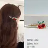 Mini Presilha de Garra de Liga de Zinco Doce de Frutas da Moda para Meninas, Presilha Lateral Fofa para Franja, Grampo para Meio-Rabo na Parte de Trás da Cabeça