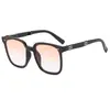 Gafas de Sol de Marco Grande de Moda para Viajes y Conducir, Protección Solar, Gafas de Sol de Alta Gama con Protección UV
