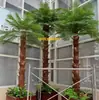 Árbol de Coco Falso Árbol de Coco Simulado Palmera Plantas Tropicales Decoración de Ingeniería Interior Exterior Árbol Tropical de Simulación Paisajismo