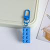 Blocos de construção coloridos Pequena Porta Cadeia Chaveiro Pingente Estudante Telefone Móvel Bolsa Acessórios Decorativos Simples Enfeites Pendurados Presente para Namorada