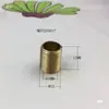 Adaptador Conector Tubo Amarelo Puro Rosca Completa M12 para M10 para M8 para M6 para M4 Adaptador de Rosca Padrão Britânico