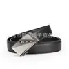 Cinturón para Hombre Casual de Negocios Doble Línea Hebilla Automática Cinturón Hebilla de Hierro Láser Cinturón para Pantalones Suministro Transfronterizo