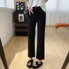 ¡Pantalones de Seda de Hielo Refrescantes tipo Rollo de Huevo! Jeans Crop Ajustados de Pierna Recta Estrecha de Tiro Alto de Lyocell Ultradelgados para Mujer, Estilo Delgado de Verano