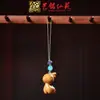Pendente de Corrente para Celular de Pequena Cabacinha em Jacarandá Chaveiro de Carro Yiming Xianyuan Presente Criativo Pingente para Homens e Mulheres