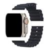Pulseira para Apple Watch Iwatch Marine Mesma Pulseira de Silicone Pulseira S9UltraS87 Pulseira Representativa