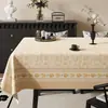 Toalha de Mesa para Jantar de Luxo Leve e de Alta Qualidade, Impermeável, à Prova de Óleo, Lavável, Capa para Mesa de Centro, Capa de Mesa Doméstica Resistente ao Calor e à Alta Temperatura