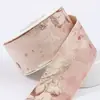 Cinta de Terciopelo Estampada Estilo Chino Flash Cinta de un Solo Lado Accesorios para el Cabello Pasador Material para Hacer Moños DIY Hecho a Mano Cinta