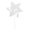 Moinho de vento transparente para graffiti diy materiais artesanais Pequenos brinquedos infantis em branco pintados à mão moinho de vento criativo para exterior atacado