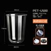 Copo Descartável Especial em Forma de U para Misturar Bebidas Cocktail Pet Copo para Bebida Fria Copo para Café Chá com Leite Copo para Cerveja Artesanal