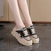 Novo Estilo Meia-Calça de Renda Sapatos Femininos 2026 Primavera e Verão Respiráveis Aumentadores de Altura Sapatos Casuais de Sola Grossa Chinelos da Moda Cy-711