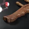 Massageador de Madeira para Asas de Frango Cowhead para Aumentar a Energia, Bastão de Massagem Meridian Meridian de Madeira Maciça para Costas, Ferramenta Universal de Massagem Meridian para Uso Doméstico, Equilibrando a Energia