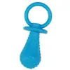 Juguete para mascotas TPR chupete fabricante venta al por mayor chupetes masticables duraderos con campanas incorporadas, productos moldeados para limpieza de dientes venta directa