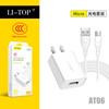 Lituo Adequado para Celular Android Tipo-C Carregamento 5V2A Carregador Rápido Certificado 3C Conjunto de Carregamento Atacado