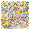 100 Folhas/50 Folhas de Adesivos do Pokemon, Adesivos de Desenho Animado, Adesivos para Mala e Papelaria, 20 Estilos em Estoque, Liquidação