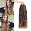 Passion Twist Crochet Hair Braid Crochet Water Wave Dirty Braid Peruca Acessórios