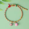 Set de Pulseras Zongzi del Festival del Bote del Dragón, Estilo Étnico Hecho a Mano DIY Festival Unisex Cuerda Colorida Mayoreo