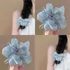 Estilo Retrô Francês Ballet Laço Pérola Prendedor de Cabelo Feminino High-End Coreano Cetim Faixa de Cabeça Novos Acessórios de Cabelo
