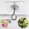Gancho Adhesivo de Vidrio sin Rastro para Techo Ventosa Colgante Mosquitero Lámpara Planta Fuerte Amapola Móvil Ojal de Cortina
