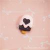 Paleta de Resina Corazón Artificial Helado Hebilla de Zapato Flor de Zapato Caja de Papelería Juguete de Comida DIY Accesorios de Joyería