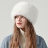 Chapéu de Pescador Pelúcia Amazon, Chapéu de Pelo de Coelho Sintético para Mulheres, Cor Sólida de Inverno Exportação Quente e Resistente ao Frio Chapéu Bucket de Alta Qualidade