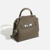 Bolso Kelly de alta gama 2025 Nuevo Bolso de Mujer Moda Commuter Retro Patrón Lichi Hebilla de Cerradura Hombro Cruzado Bolso de Cuero