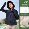 Ropa de Protección Solar de Seda de Hielo para Mujer Verano 2025 Nueva Holgada para Exteriores Anti-UV Transpirable Cubre Rostro Abrigo de Protección Solar de una Pieza