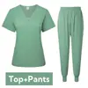 Ropa de Lavado a Mano para Hombres y Mujeres, Ropa de Trabajo de Secado Rápido para Enfermeros y Doctores Orales, Ropa de Trabajo para Hospital de Mascotas, Nuevos Productos de Manga Corta, Venta Caliente