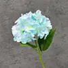 Flores Artificiais Cor Gradiente 3D Hortênsia Decoração de Casa Arranjo de Cena de Casamento Flores de Seda Flores Artificiais Transfronteiriças Venda por Atacado