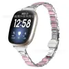 Correa para Reloj Inteligente Fitbit Versa3/4/Sense2 Cinturón Acero Inoxidable Cerámica Versa4