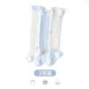 Medias de bebé Muqi Momo de verano ultradelgadas azules de caña alta calcetines de bebé de malla de algodón puro calcetines para niño