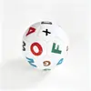 Balón de fútbol de juguete para niños con la letra inglesa número 2, pelota de patadas para jardín de infantes, balón de fútbol de PVC de mano para niños número 2