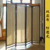 Divisória de tela de tecido tela dobrável removível e lavável divisória anti-transparente chinesa interior quarto provador divisória simples