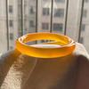 Pulseira de Ágata Calcedônia Amarela Tipo Gelo Natural Brasileiro Atacado para Mulheres, Pulseira de Jade Pedra Preciosa na Cor Original