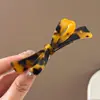 Presilha de Mola Simples e Elegante em Forma de Arbalete Material Acetato Estilo Coreano Presilha para Franja para Mulheres Acessório de Cabelo Lateral