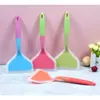 Pala de Silicona Pala de Jade para Hornear Pala Antiadherente para Sartén Pala Ancha para Fideos Pala Gruesa para Hornear Huevos Pala para Freír Pescado y Tortitas Utensilios de Cocina para Hornear del Hogar