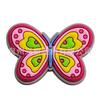 Vendas Diretas da Fábrica Tamancos Série Borboleta Colorida Acessórios DIY Pvc Borracha Macia Flor de Sapato Fivela de Sapato Acessórios para Sapato Croc