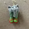 Colgante de Peluche Shan Hai Jing Lindo Tiburón Mono Juguete de Peluche Llavero Colgante Encanto para Bolso Muñeca Peluche